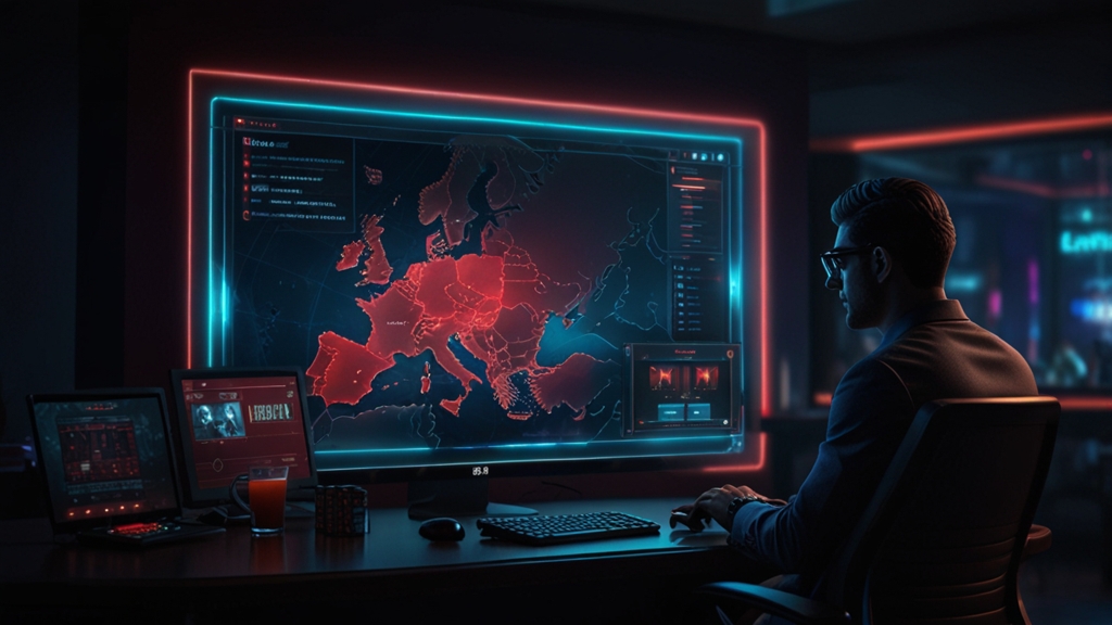 British player viewing a secure casino login screen with UK-themed lighting